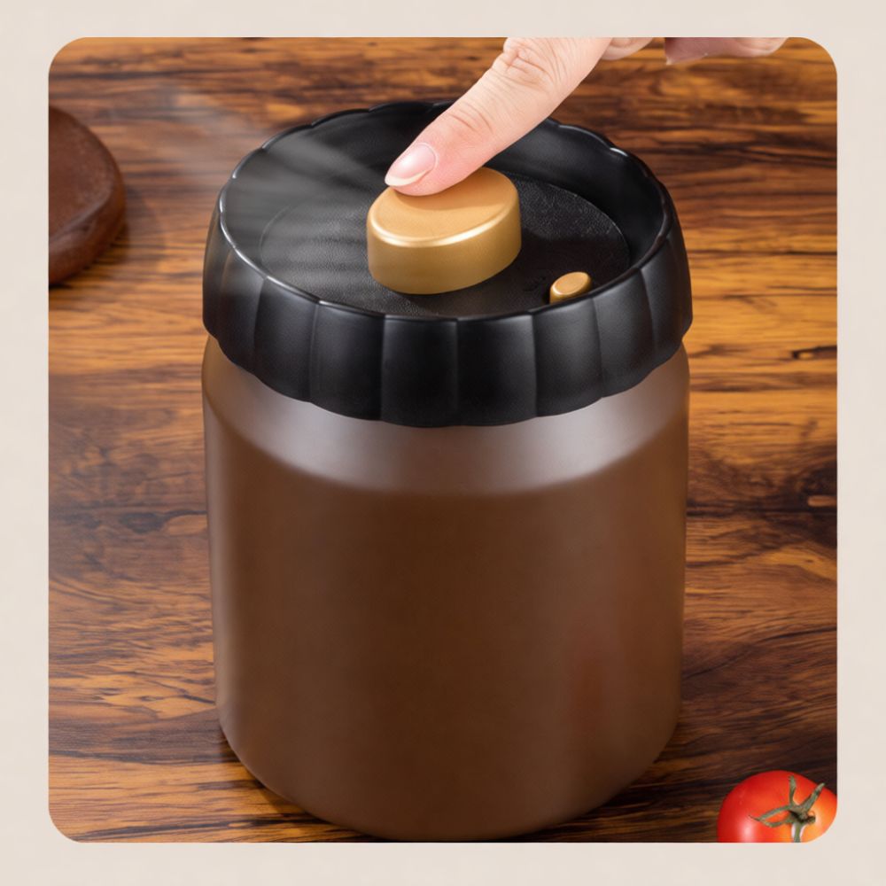 Coffee Tea And Bean - Boîte de conservation sous vide pour