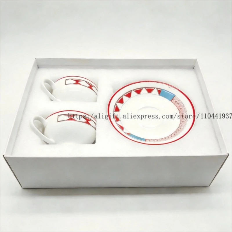 Espresso Cup Saucer - Service à café en porcelaine fine