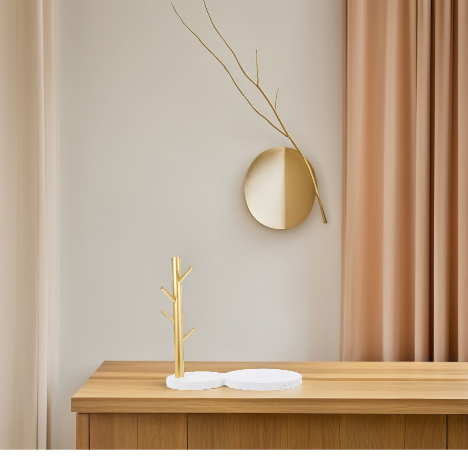 Coffee Tea Display - Support de rangement en bois pour