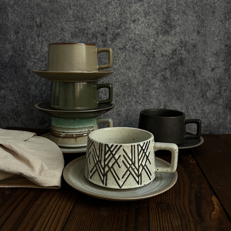 Ensemble de tasses à café et s - Espresso Cup Saucer avis et prix