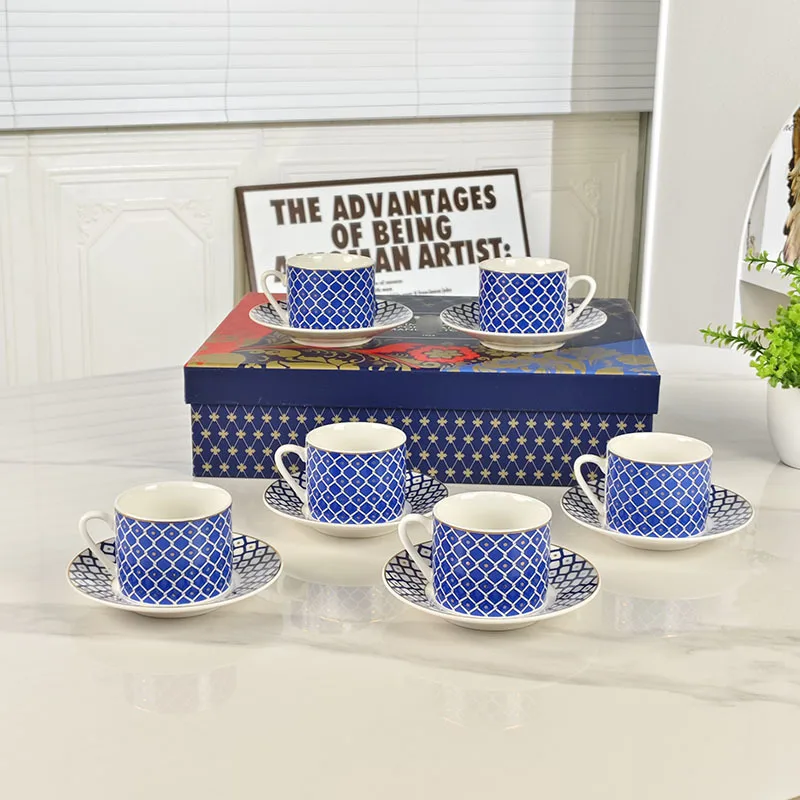Ensemble de 12 tasses et souco - Espresso Cup Saucer avis et prix