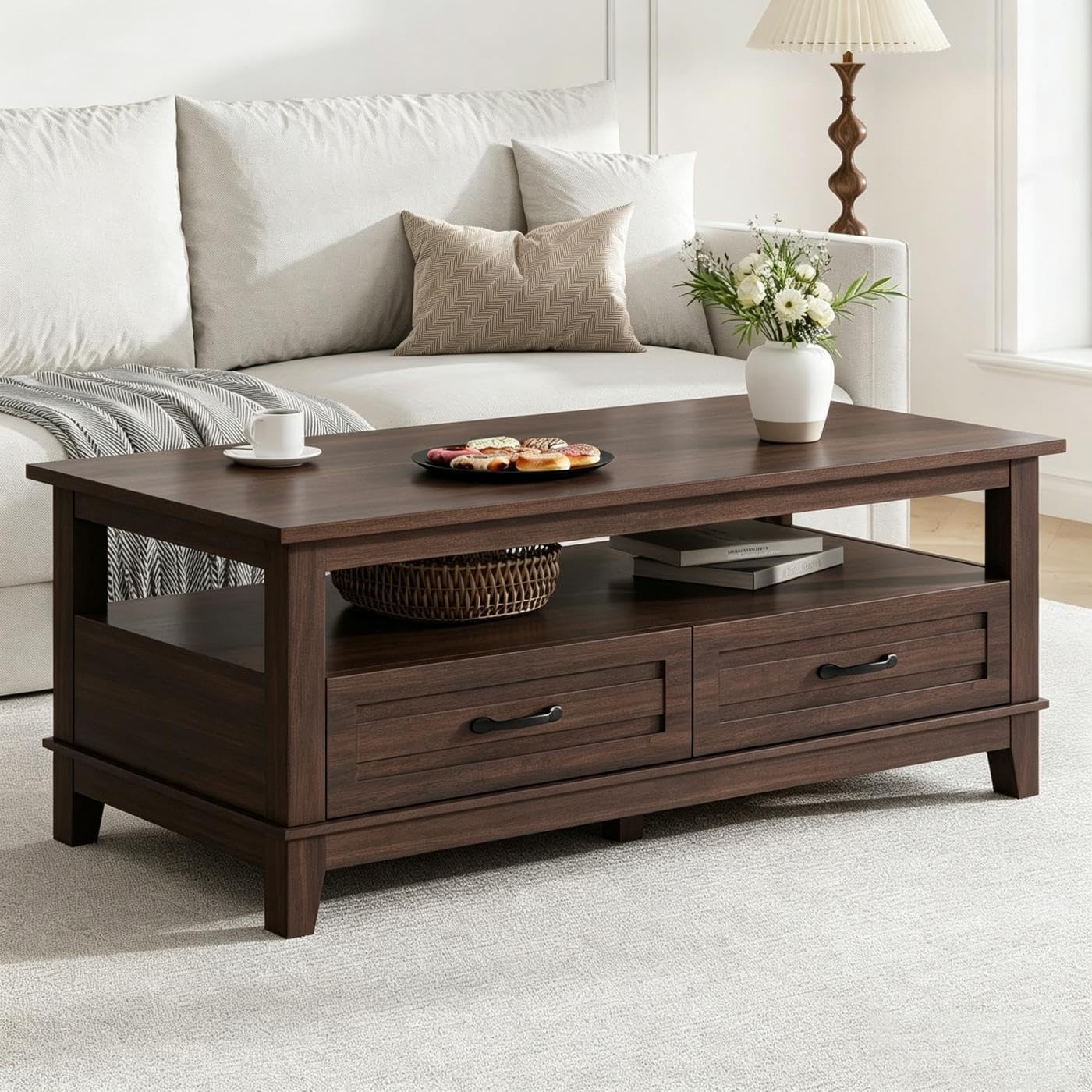 Table basse de style farmhouse - Coffee Tea Display avis et prix