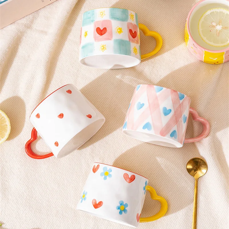 Tasse à café créative peinte à - Coffee Tea Love avis et prix