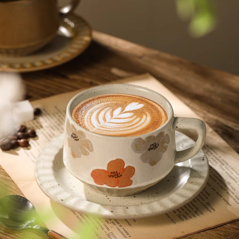 Tasse en céramique rétro poter - Espresso Cup Saucer avis et prix