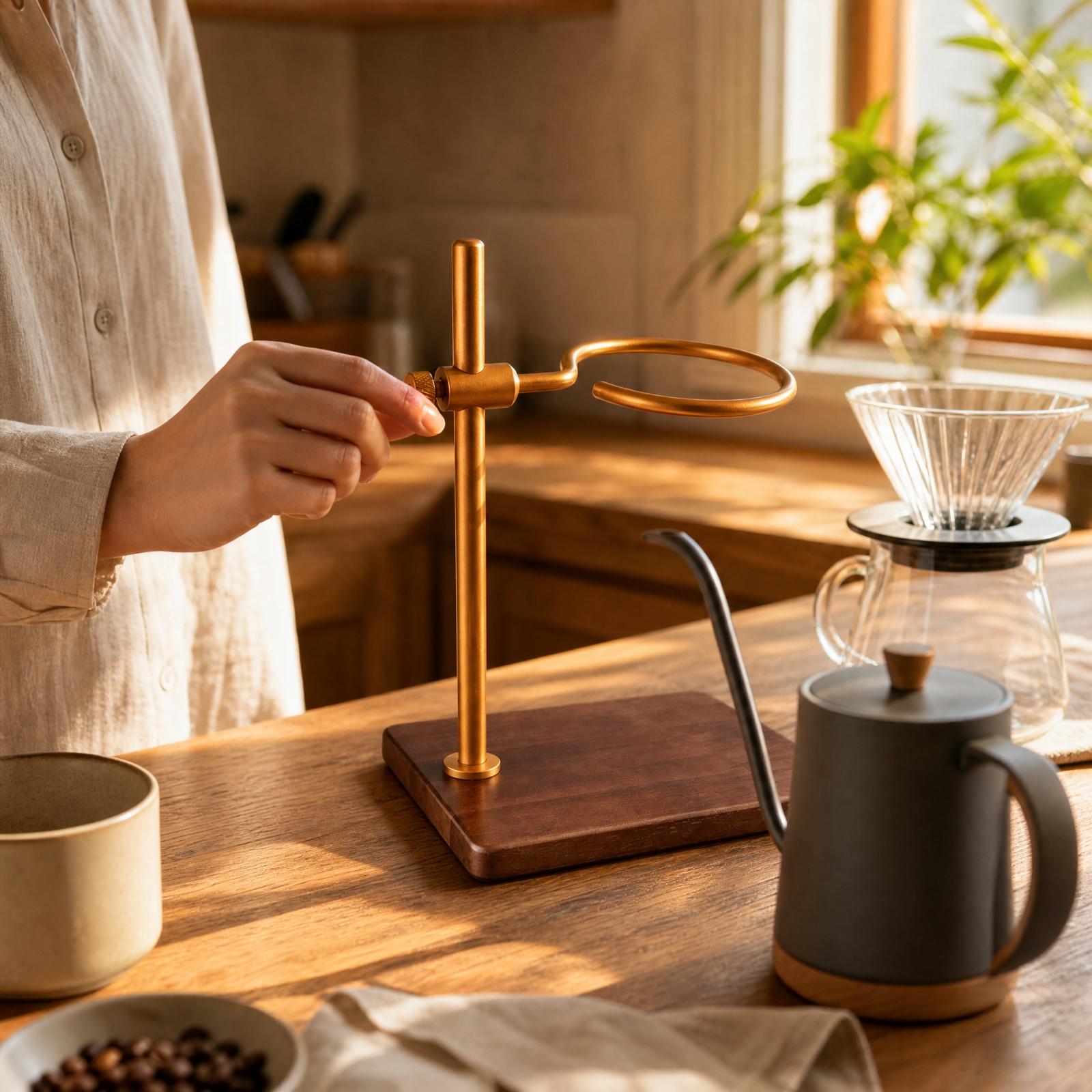Support réglable en bois pour  - Coffee Dripper V60 avis et prix